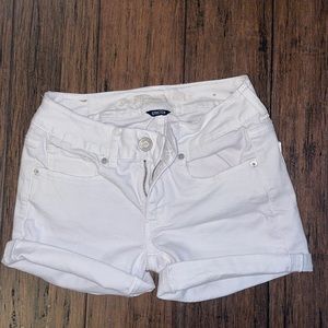 white american eagle jean shorts